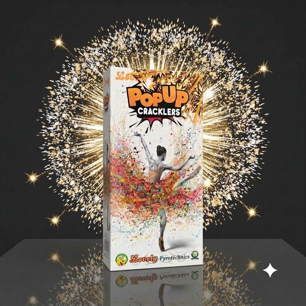 5' Fancy Pop Up Crackling(2 Pcs)