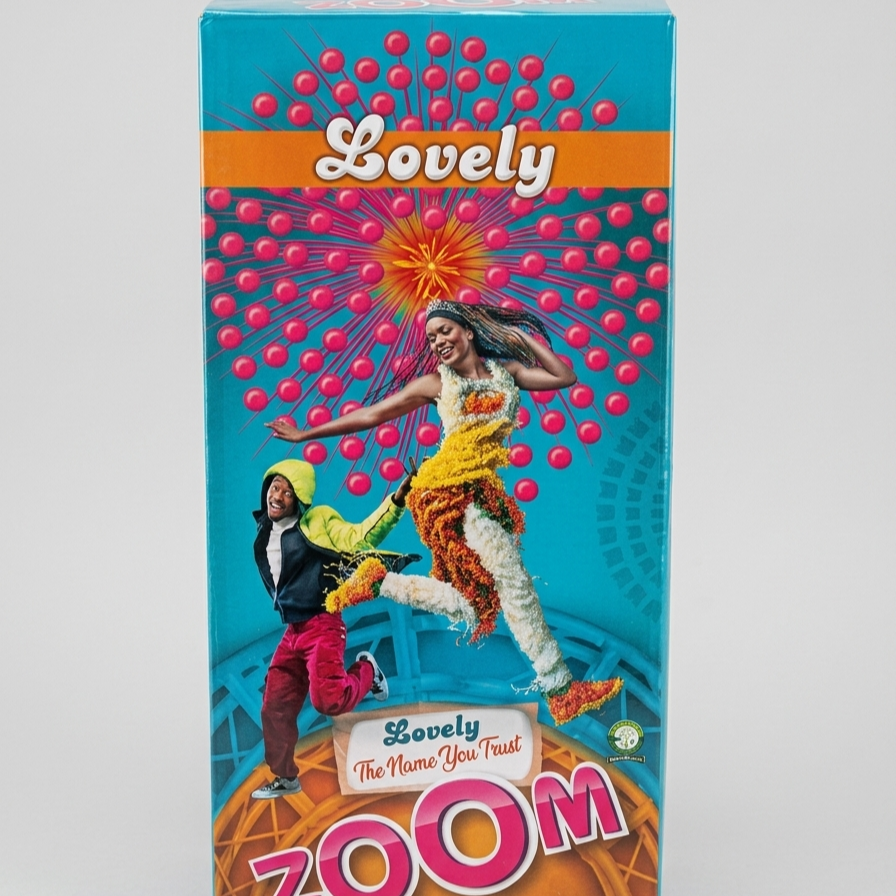5' Fancy Zoom (Pink Colour) (2 Pcs)