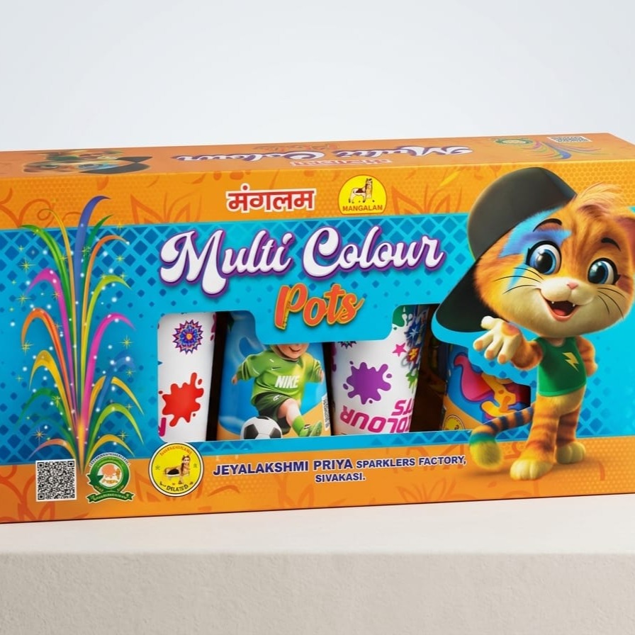 Multicolour Pots