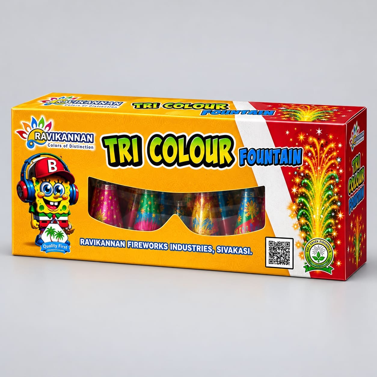 Tricolour Flower Pots